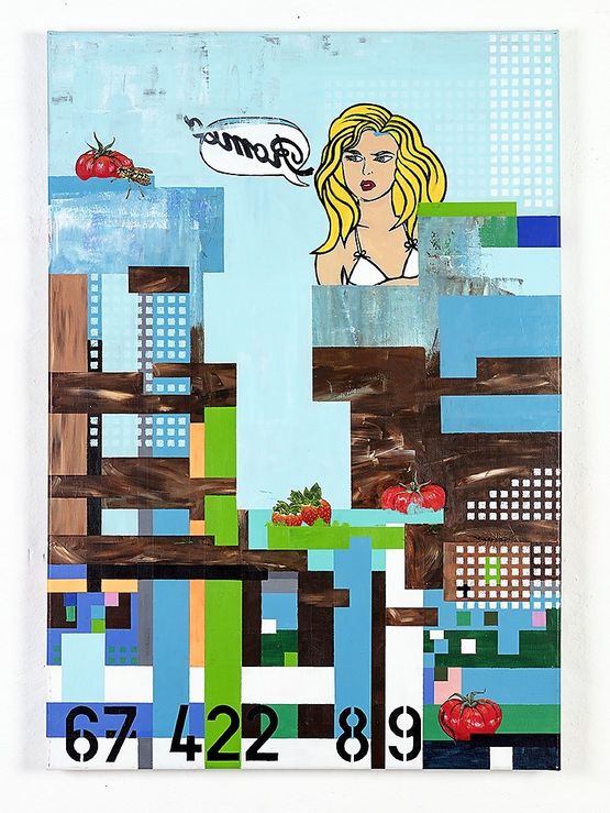 Kunstobjekt: Romeo 2014 Acrylfarbe auf Leinwand 80x100