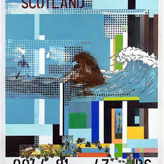 Kunstobjekt: Scotland 2014 Acrylfarbe auf Leinwand 80x100