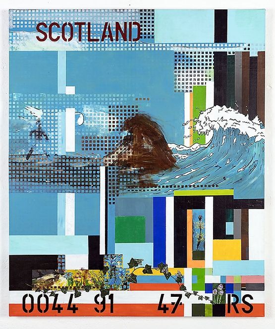 Kunstobjekt: Scotland 2014 Acrylfarbe auf Leinwand 80x100