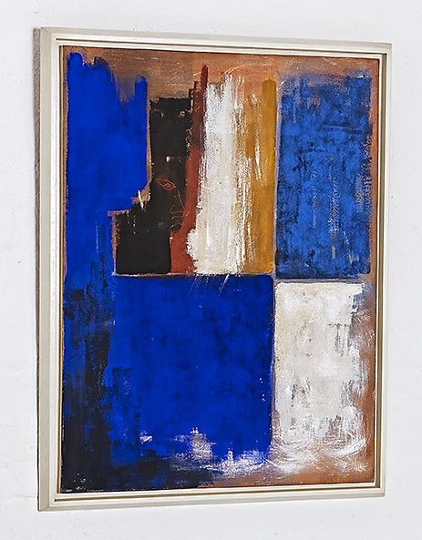Kunstobjekt: Africa Loses Pigment auf Leinwand und Holz 55x75